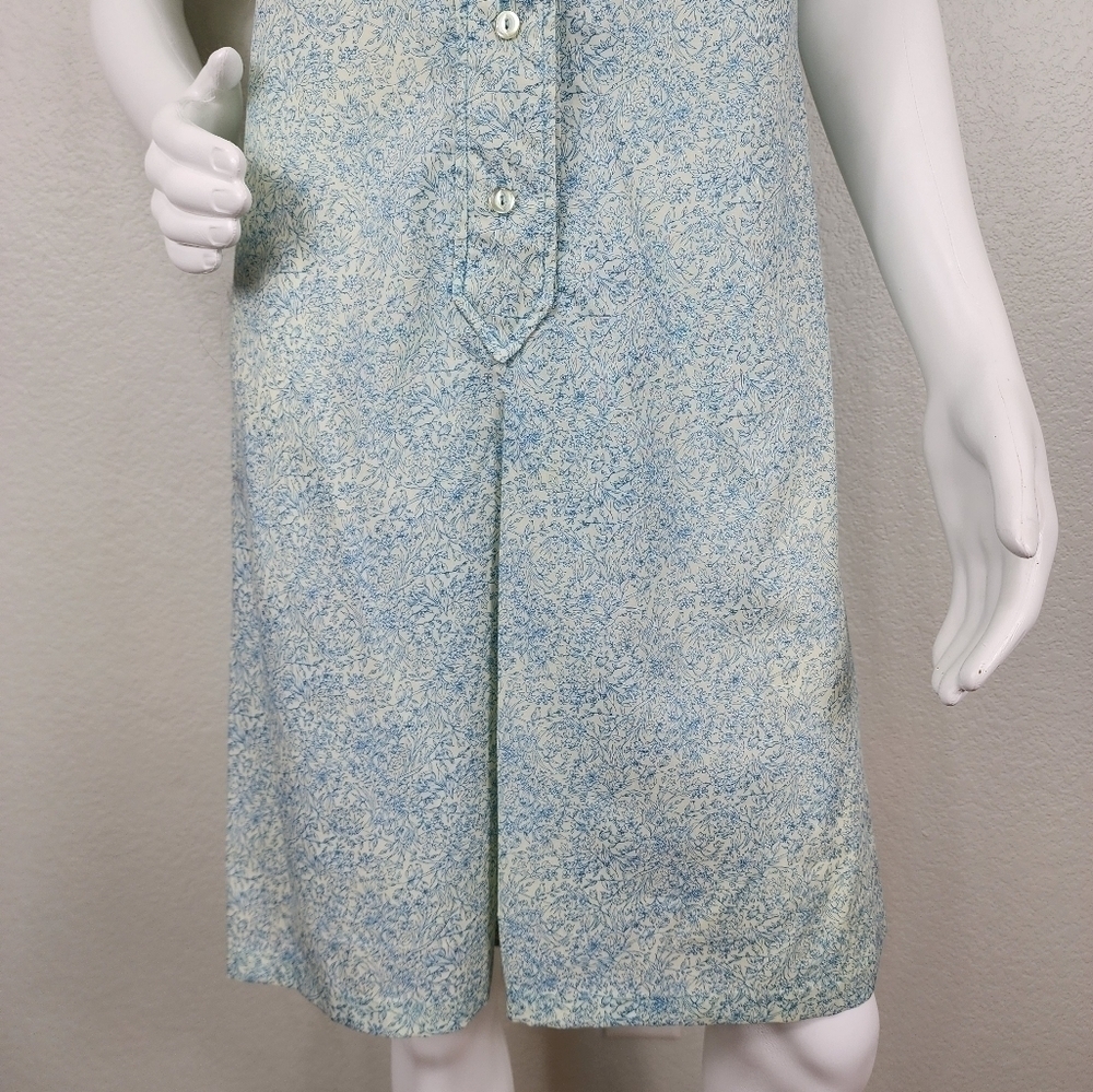 Vintage Bleeker Street Cotton Sleeveless Shift Dress Size L - Picture 8 of 10